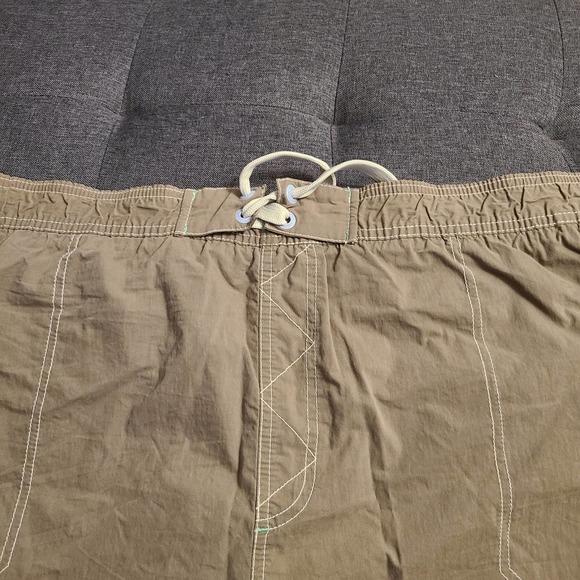 Mantaray Mens Swimwear, Tan with Mint Green Trim. Size 3XL - Picture 4 of 9